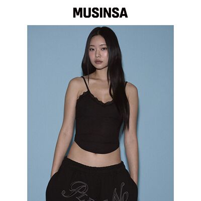 PLEASENOFOLLOW Flora 蕾丝上衣（黑色）韩国官网直邮进口