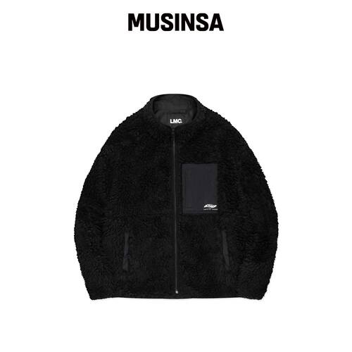 LMC ACTIVE GEAR 羊羔绒外套 黑色 MUSINSA韩国官网直邮进口