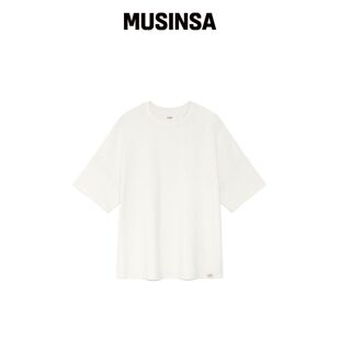 GLOWNY G COZY BOX TEE (象牙色) MUSINSA韩国官网直邮进口