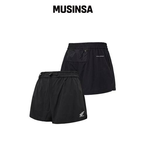 PHYPS MOTORCYCLE 速跑短裤 黑色 MUSINSA韩国官网直邮进口