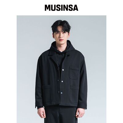 POLLUTION HYBRID STAG JACKET VLACK MUSINSA韩国直邮官方正品