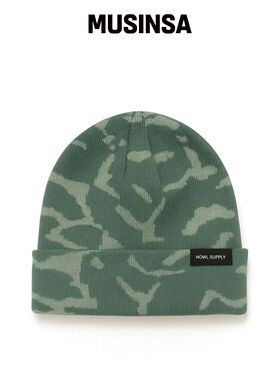 HOWL SUPPLY PARAGON 针织帽鼠尾草色 26/27 MUS韩国官网直邮进口