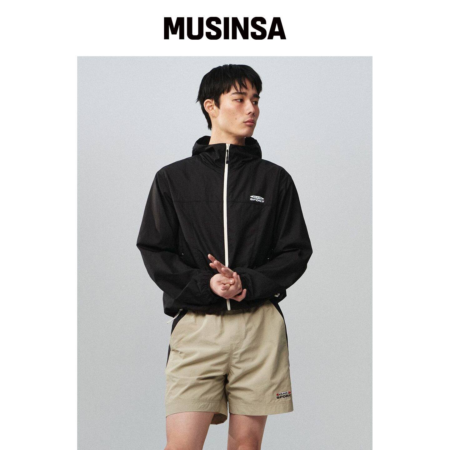 KIJUN MEN 透视风衣 黑色 MUSINSA韩国官网直邮进口