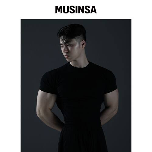CARMID NOVEL SHADOW LOGO 短袖 [VLACK] MUSIN韩国官网直邮进口