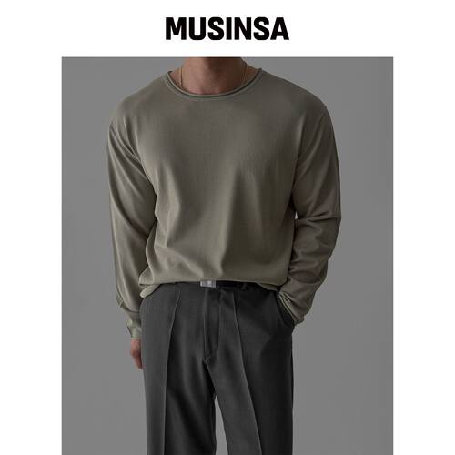 BOWLOW PRODUCT 西装边缘针织衫 [灰色] MUSINSA韩国直邮官方正品
