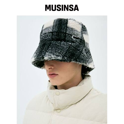 CLOVE [24FW clove] 格纹桶帽（黑色）韩国官网直邮进口MUSINSA