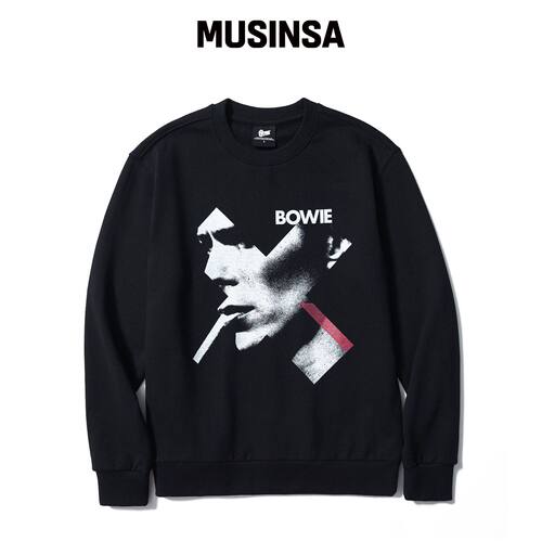 BRAVADO BOWIE Smoke Red 全名卫衣 (BRENT1813)韩国官网直邮进口