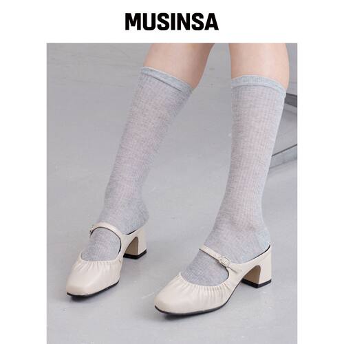 CESTI GLEIGH 露跟鞋 (米色) MUSINSA韩国官网直邮进口