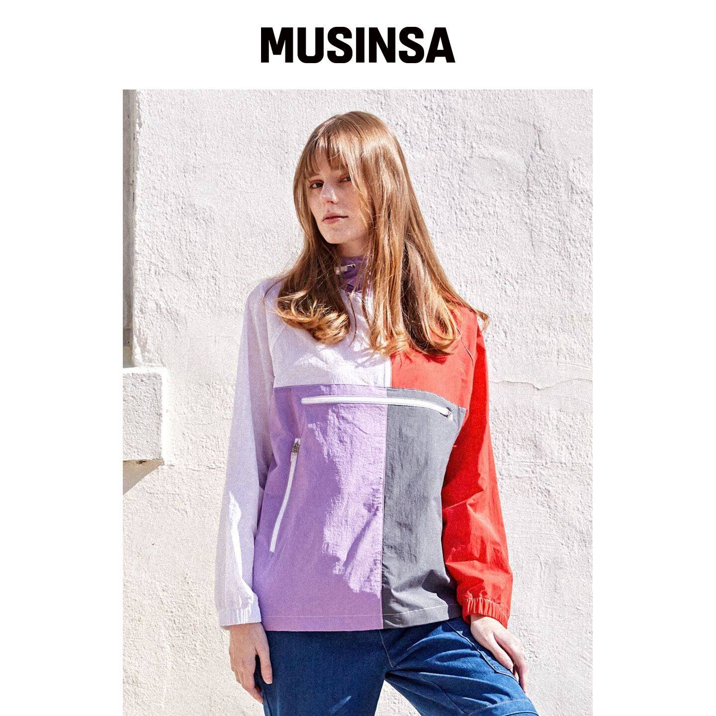 CUSTOMUS 早秋风衣红色女新款百搭时尚MUSINSA韩国官网直邮进口