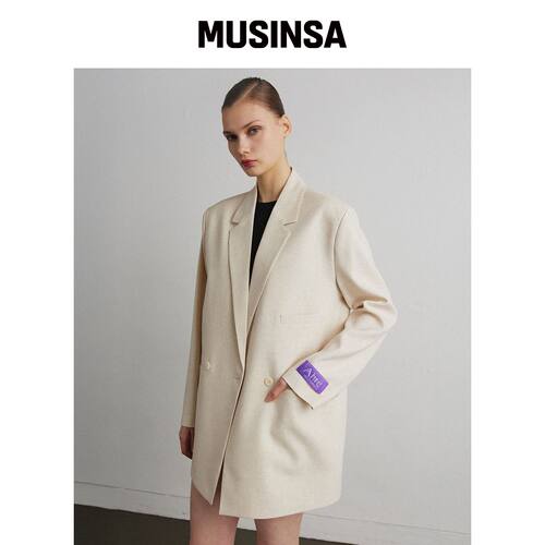 AHRE LINEN MUSE JACKET_OAT韩国官网直邮进口