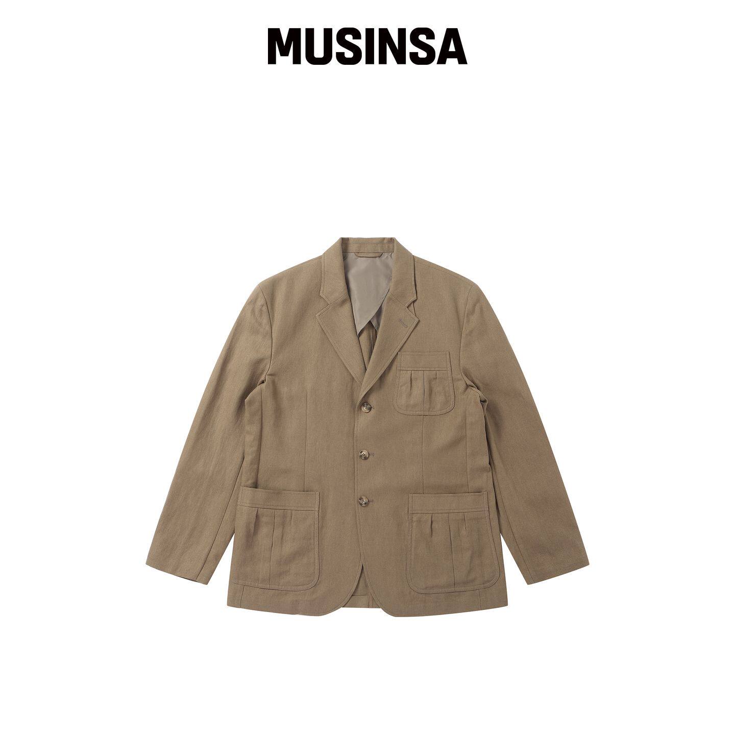 SOLEW 抓绒口袋三扣西装外套_婴儿 MUSINSA韩国官网直邮进口