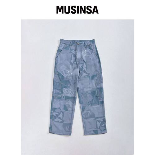 SUHSUH 1928 HOLLAND CAMO PANTS (GREY) MUSINS韩国官网直邮进口