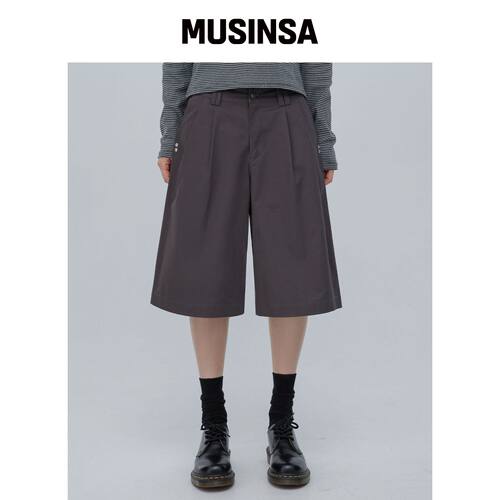 CHICKS 伯穆达宽松棉裤 深灰色 MUSINSA韩国直邮官方正品