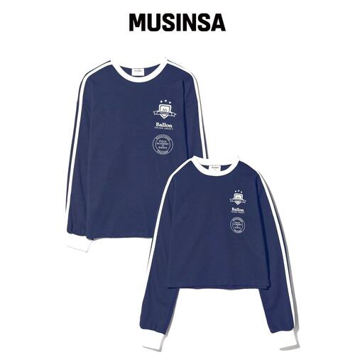 PIECE MAKER TEAM TRACK JERSEY LS (NAVY) (2TY韩国官网直邮进口
