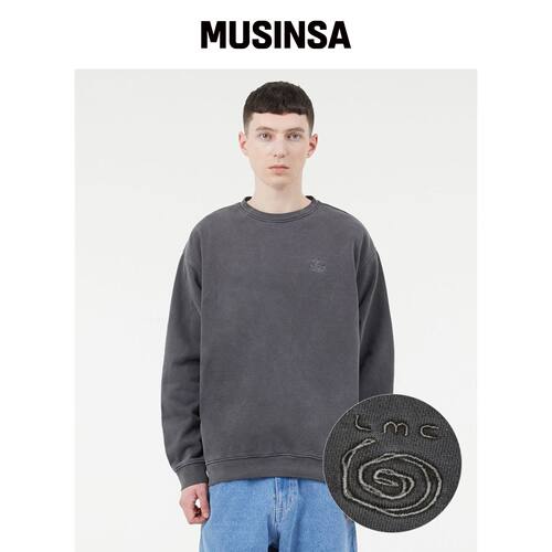 LMC OVERDYED SPIRAL 卫衣 黑色 MUSINSA韩国官网直邮进口