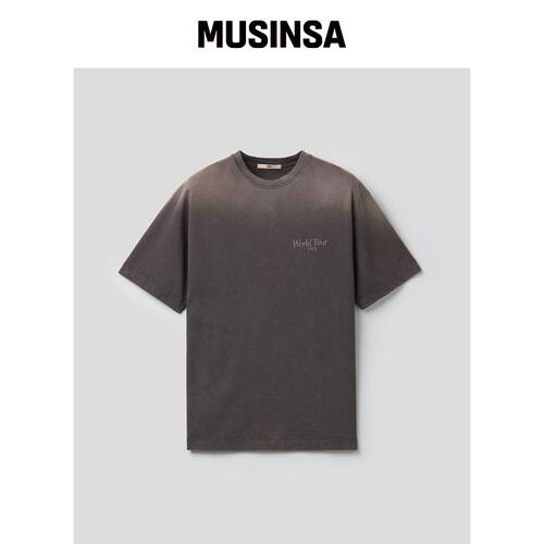MMIC WORLD TOUR TEE (CHARCOAL)韩国官网直邮进口