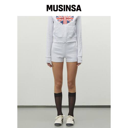 MICHIKO LONDON KOSHINO UNION JACK 罗纹短裤 W韩国官网直邮进口