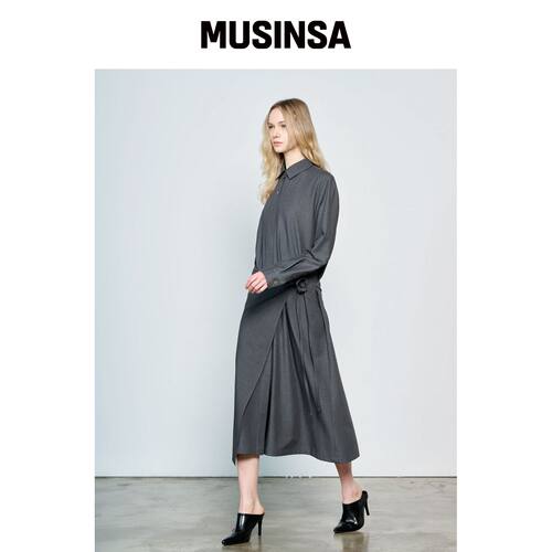 TOSE 双向裹身衬衫连衣裙 3色 MUSINSA韩国官网直邮进口