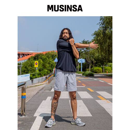WORKOUT DNA CAROLA 凉感侧开衩松紧短裤韩国官网直邮进口MUSINSA