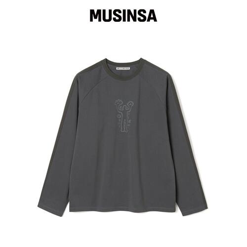 MILLO ARCHIVE 两款厚底长袖衫 [炭灰] MUSINSA韩国官网直邮进口