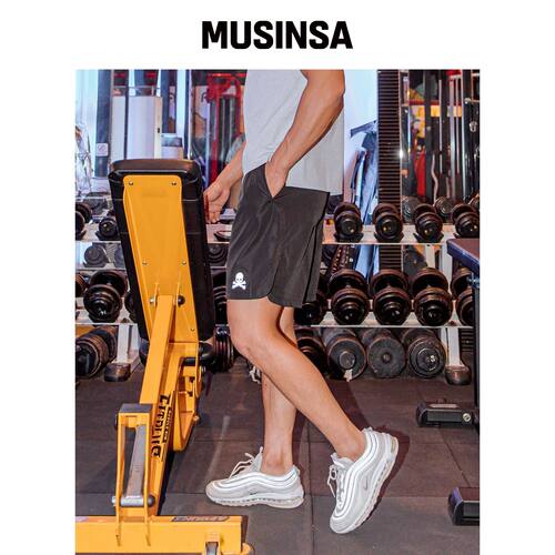 WORKOUT DNA THE SKI 骷髅SKA松紧短裤韩国官网直邮进口MUSINSA
