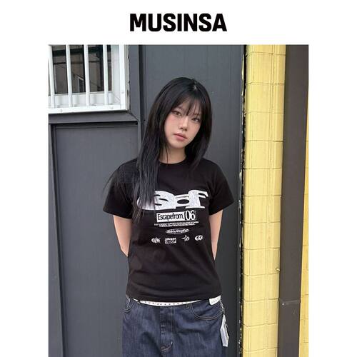ESCAPEFROM 蕾丝 ESCF LOGO 胶原蛋白 RaJu 半高韩国官网直邮进口