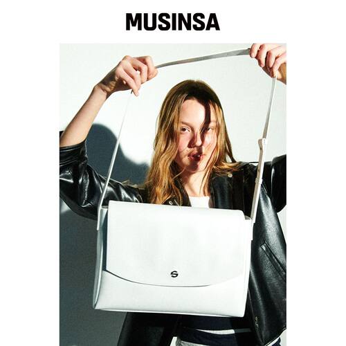 SEMICODE capture bag - crinkle white韩国官网直邮进口MUSINSA