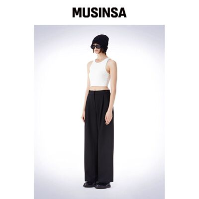 HAUS072C BIZO POINT 宽松裤 黑色韩国官网直邮进口MUSINSA