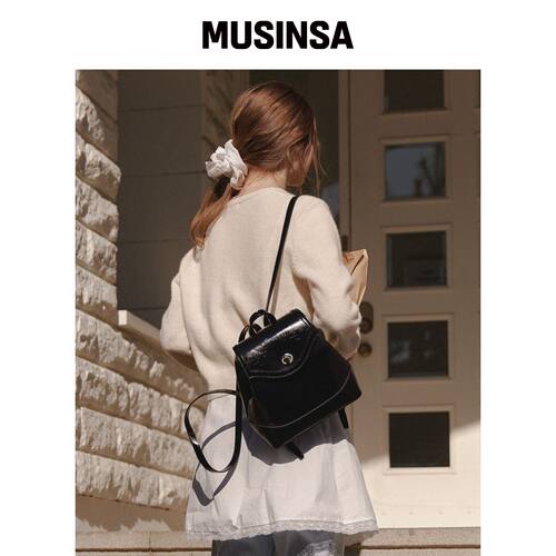 OVHEE Mignon 背包 Mignon Backpack_黑色韩国官网直邮进口