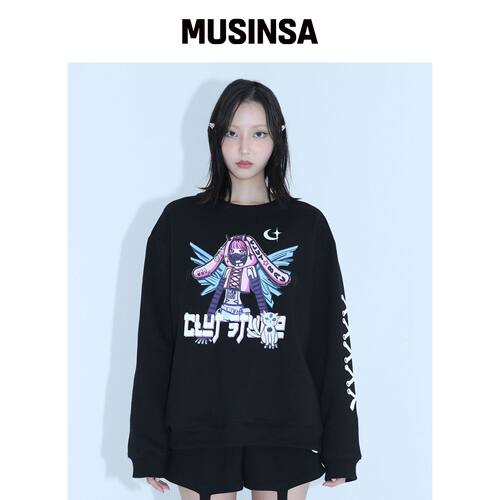 CLUT STUDIO 0 6 安卓毛衣衬衫 - 黑色 MUSINSA韩国直邮官方正品