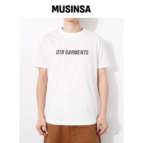 QT8 GARMENTS OC OG Logo 常规版T恤（象牙色）韩国官网直邮进口