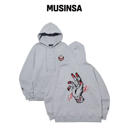 ARTISTWEAR [ATW X TWOFACE] 手工连帽卫衣_GY M韩国官网直邮进口