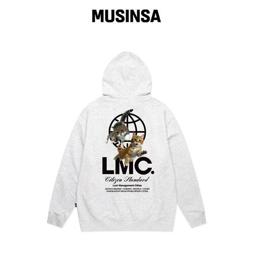 LMC FLYING CATS 连帽卫衣 浅灰色韩国官网直邮进口MUSINSA