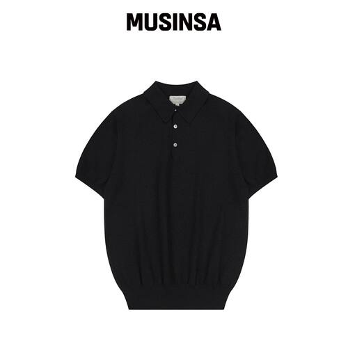BELLIEF Essential Boucle Cotton 短袖Polo针织韩国官网直邮进口