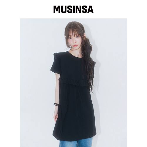 HIGH SCHOOL DISCO HSD LUPL褶皱连衣裙 MUSINSA韩国官网直邮进口