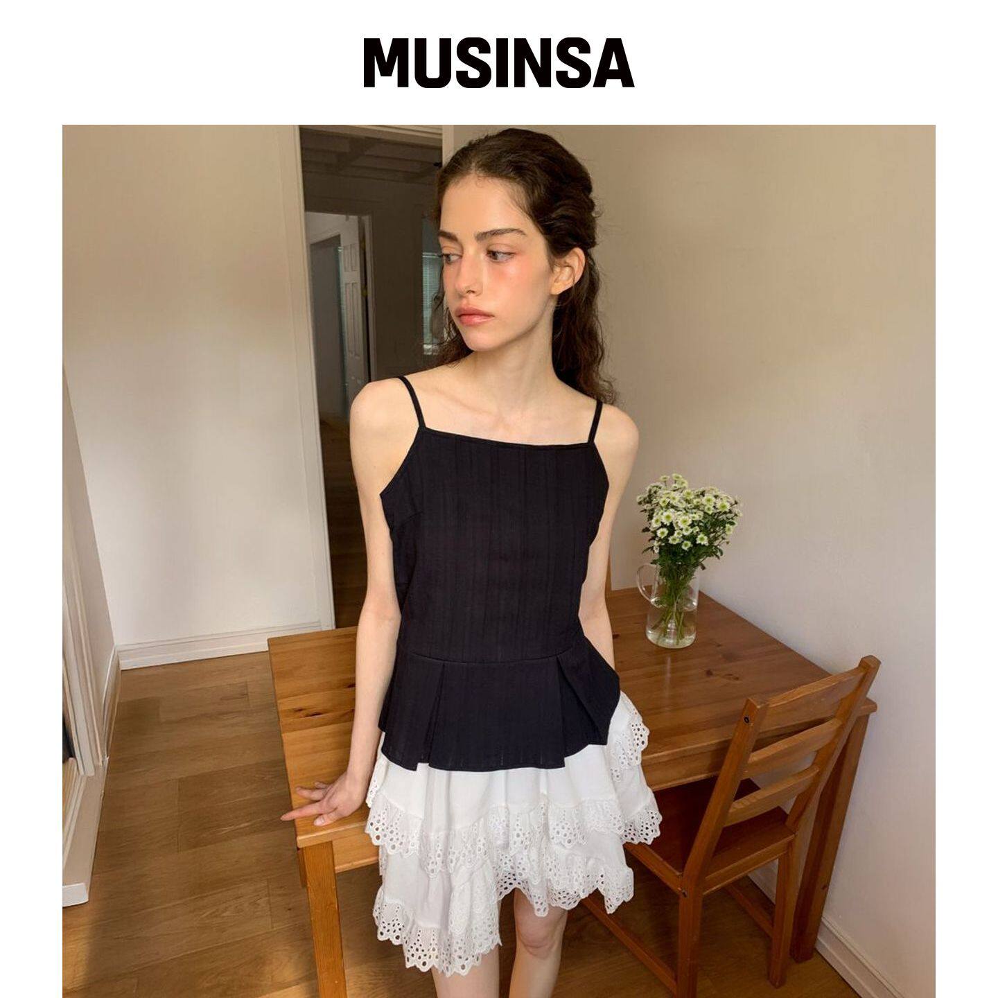 LILISU Romi Skirt / WHITE MUSINSA韩国官网直邮进口图片