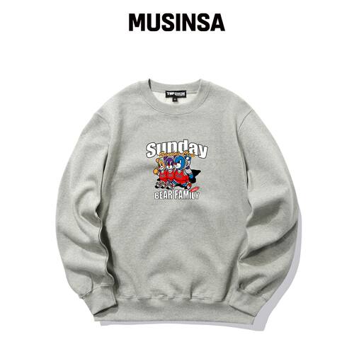 TRIPSHION SUNDAY RUNNING BEARS GRAPHIC 圆领 韩国官网直邮进口