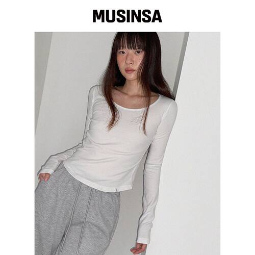 TWEE 基础款长袖T恤（圆领版） 秋款女装MUSINSA韩国官网直邮进口