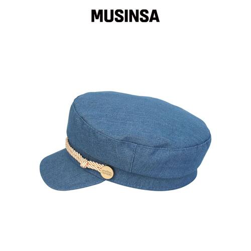 UNIVERSAL CHEMISTRY GD Rope Denim Marine Cap韩国官网直邮进口