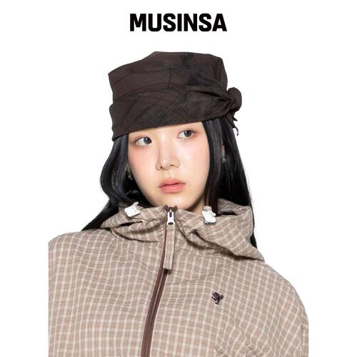 GLACK GZAC004 宇宙幻想头巾 (棕色) MUSINSA韩国直邮官方正品