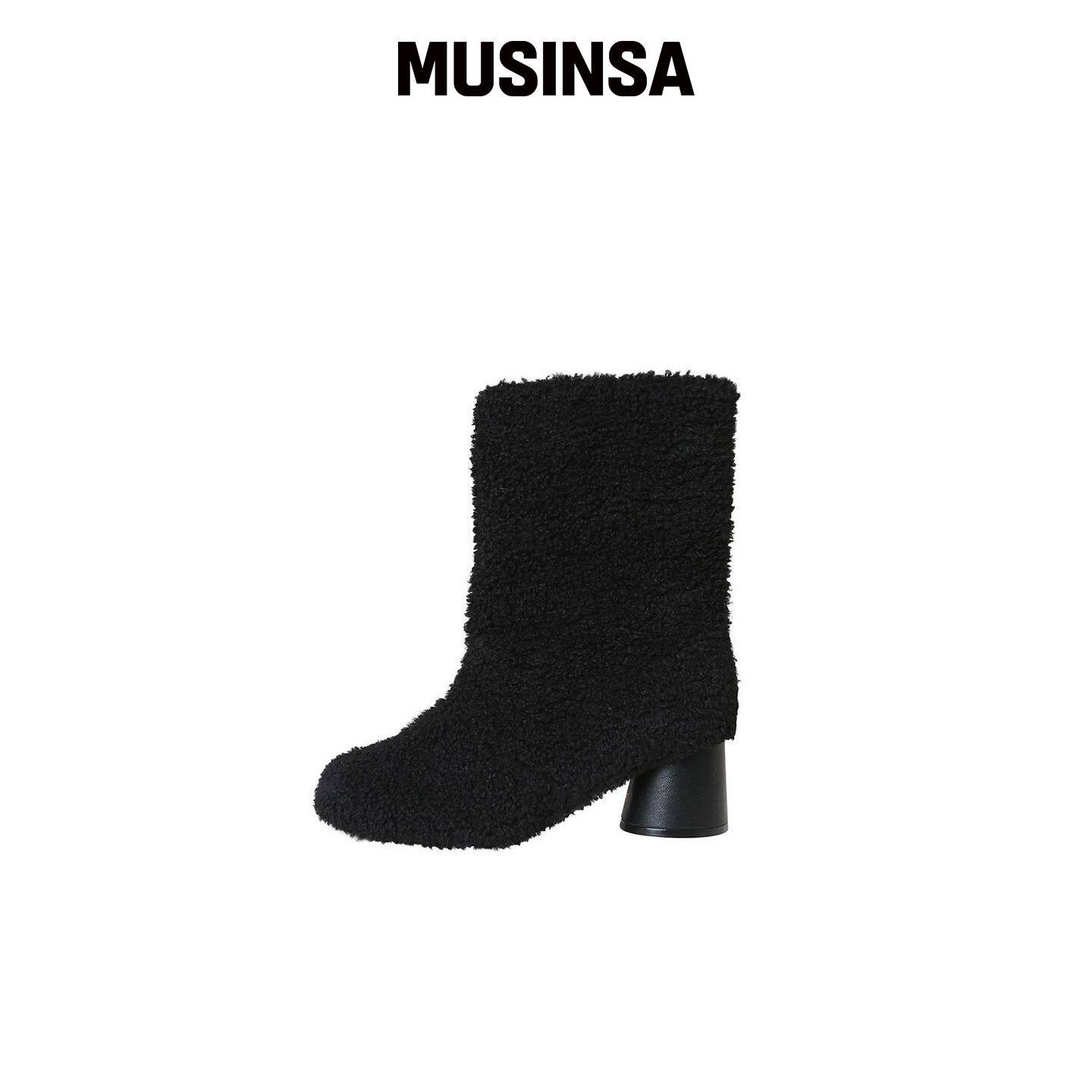 LEVASE 例如)amber searing boots-black 5cm M韩国官网直邮进口