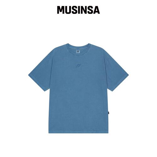 DOMINANT Essential Pigment T恤 蓝色韩国官网直邮进口MUSINSA