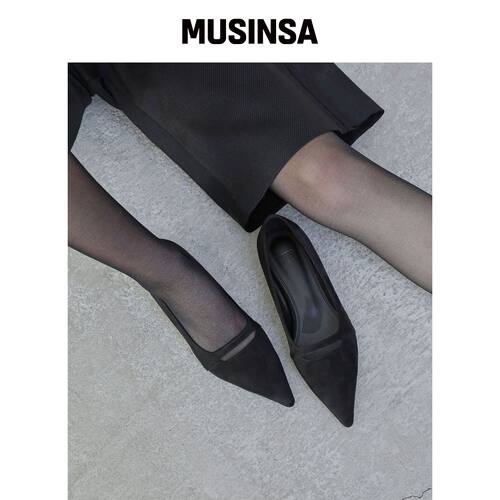 EPURE MIA 绒面洞口平底鞋 (3色)韩国官网直邮进口MUSINSA