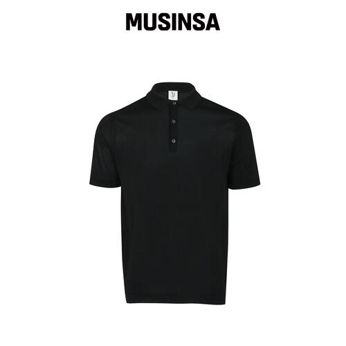 SOLEW LIMI 夏季短袖针织_黑色韩国官网直邮进口MUSINSA