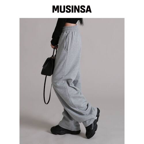 LIKE THE MOST 女款软绳训练宽松裤 3色 MUSINSA韩国官网直邮进口
