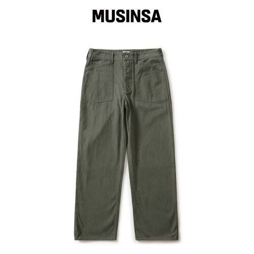 ESFAI BAKER PANTS (橄榄色) MUSINSA韩国官网直邮进口