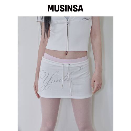 41PRAY 青春图案裙 / 象牙白 MUSINSA韩国直邮官方正品