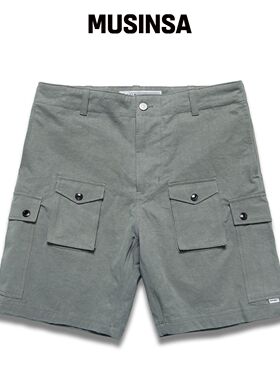 DIAFVINE DVD 640 Utility Shorts -ASH KHAKI- 韩国官网直邮进口