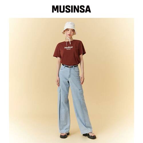LAP 牛仔风格大口袋宽松裤AQ2DP565韩国官网直邮进口MUSINSA