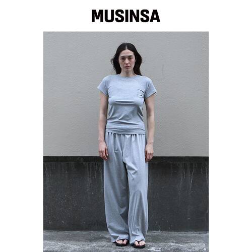 OPHEDEN 宽松休闲裤（混合灰色） MUSINSA韩国官网直邮进口